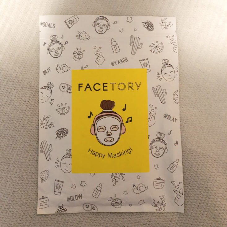 Facetory 4 Ever Fresh Subscription Review April 2019 - Box Closed Top