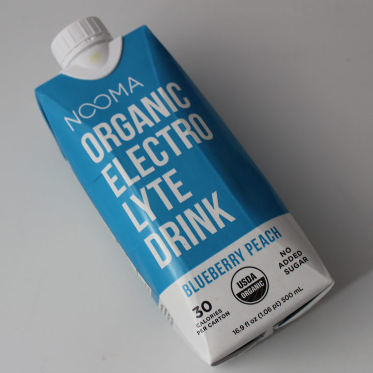 Fit Snack Box May 2019 - Nooma Organic Electrolyte Drink in Blueberry Peach