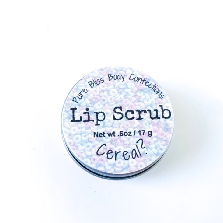 Fruit For Thought April 2019 - Pure Bliss Body Confections Cereal Lip Scrub Top