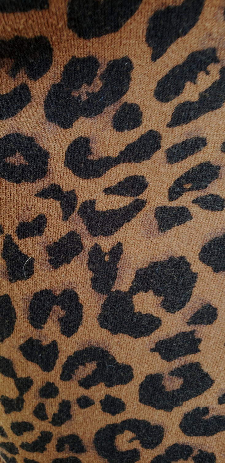 Gwynnie Bee Box Review March 2019 - Leopard Print Lenox Cardigan by Sanctuary Clothing Print Closer