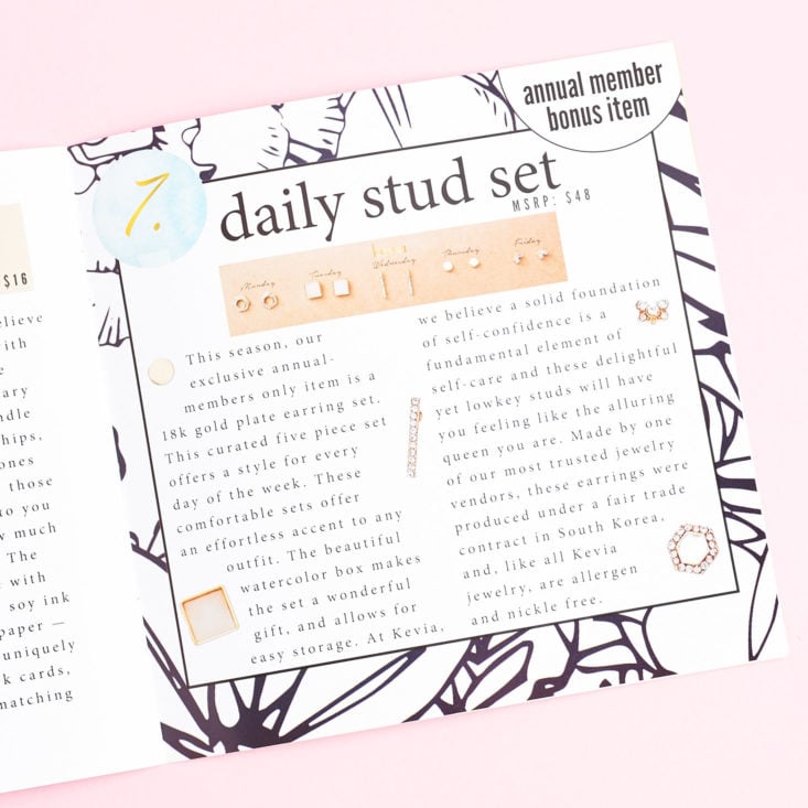 Journee Box Spring 2019 review daily stud set