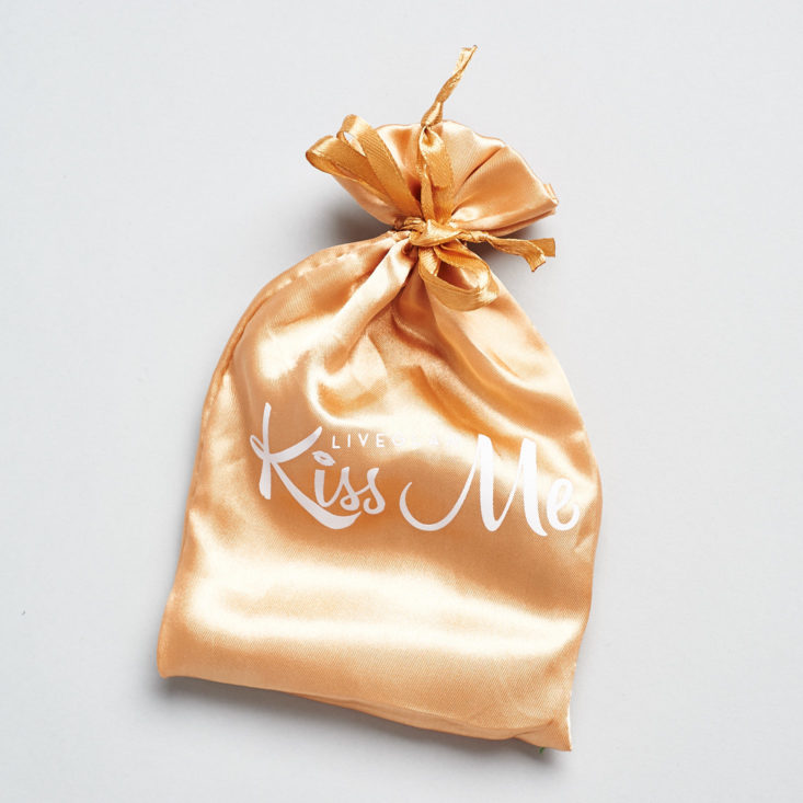 Kiss Me by Liveglam June 2019 makeup subscription review pouch