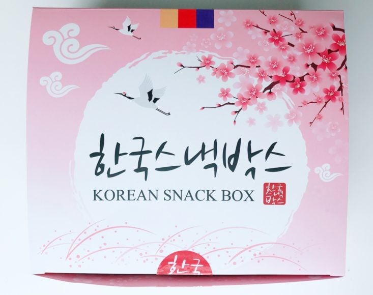 Korean Snacks Box April 2019 - Box Closed