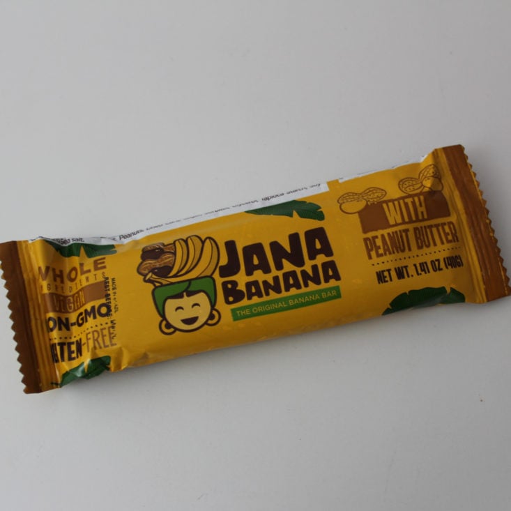 Love with Food May 2019 - Jana Banana Bar with Peanut Butter Close Top