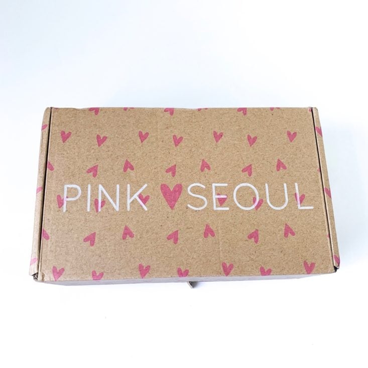 Pink Seoul Mask April 2019 - Closed Box Top