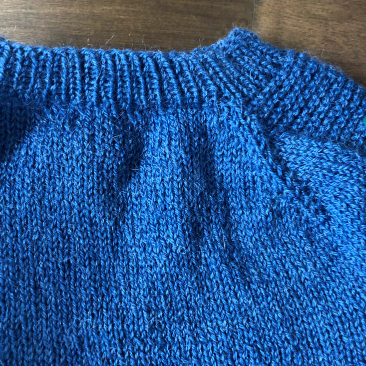 PostStitch KnitStitch May 2019 Review - Sweater Close Up