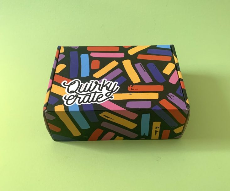 Quirky Crate Subscription Review May 2019 - Closed Box Top