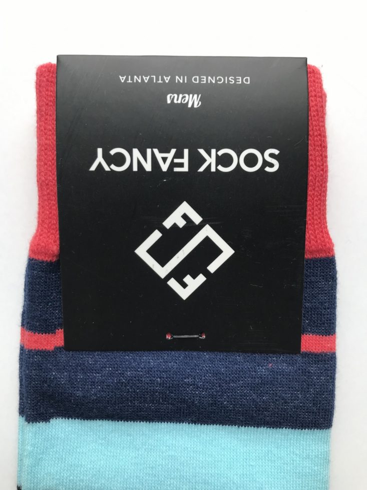 Sock Fancy Men May 2019 - front tag stripe Top