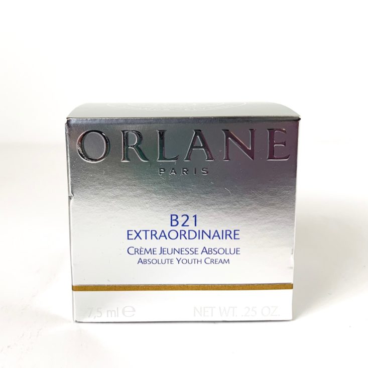 The Beauty Report Stop The Clock Box Review - Orlane B21 Extraordinaire Youth Reset Box Front