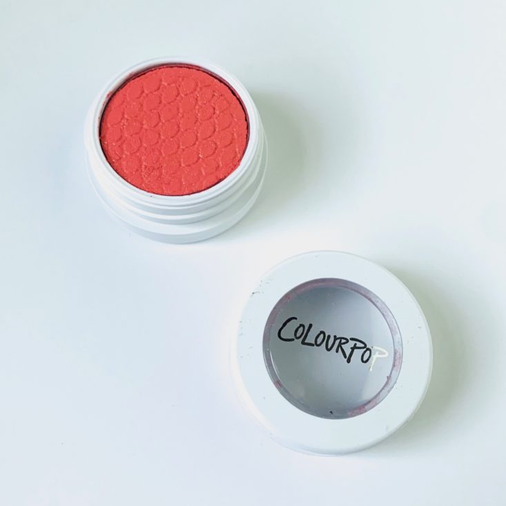 The Birchbox Coral Color Kit May 2019 - ColourPop Cosmetics Super Shock Pigment in Animal