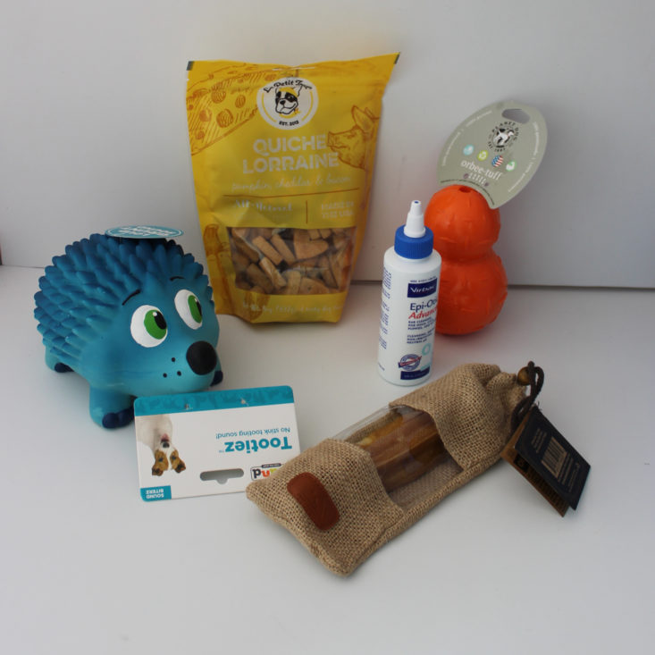 Vet Pet Box Dog Review May 2019 - All Goodies Front