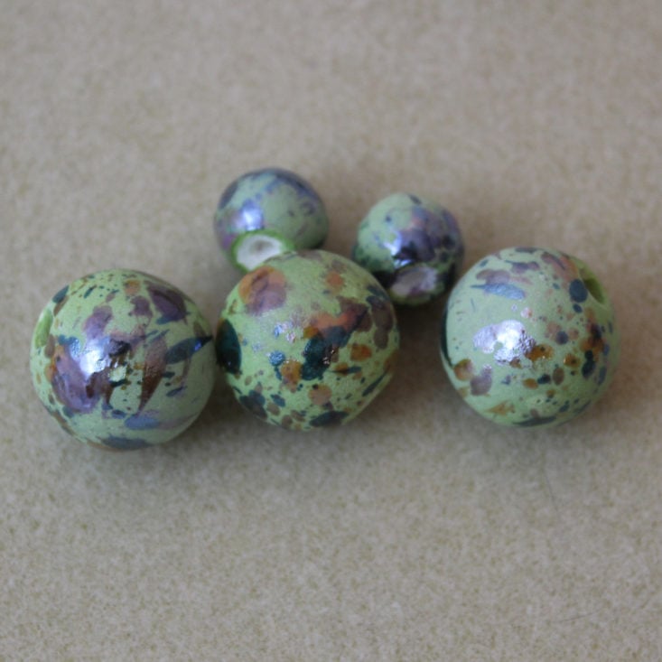 Blueberry Cove Beads June 2019 - Speckled Beads, Various Sizes