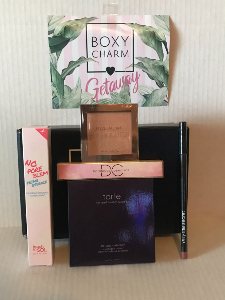 Boxycharm Tutorial June 2019 - All Products Group Shot Front