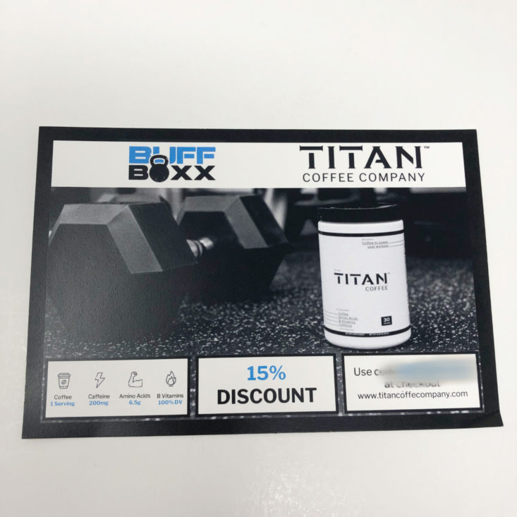 BuffBoxx May 2019 - Titan Instant Coffee 1