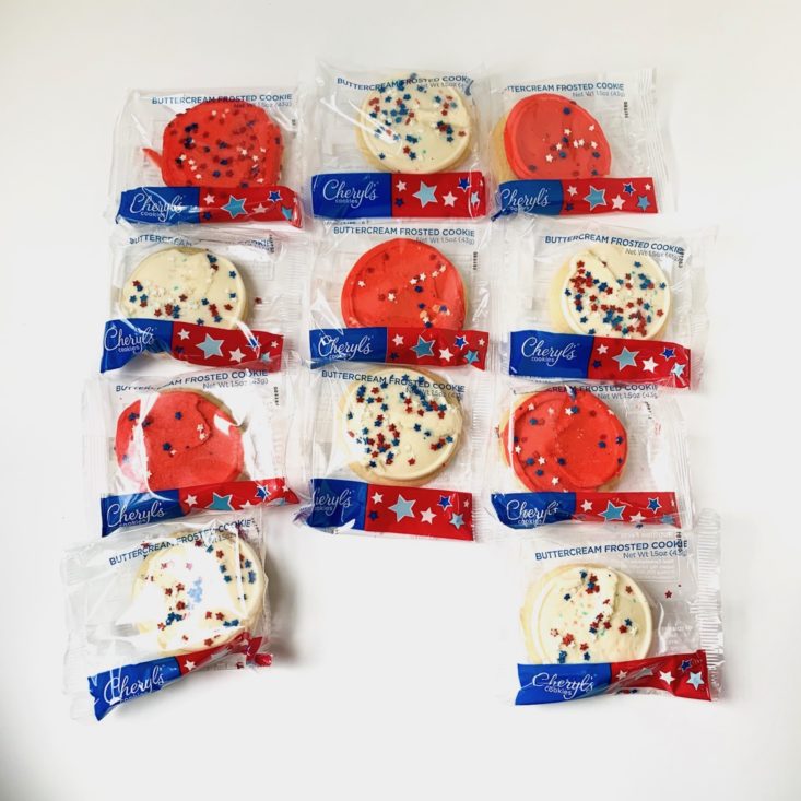 Cheryl’s Cookie of the Month June 2019 - All Items Shown Top