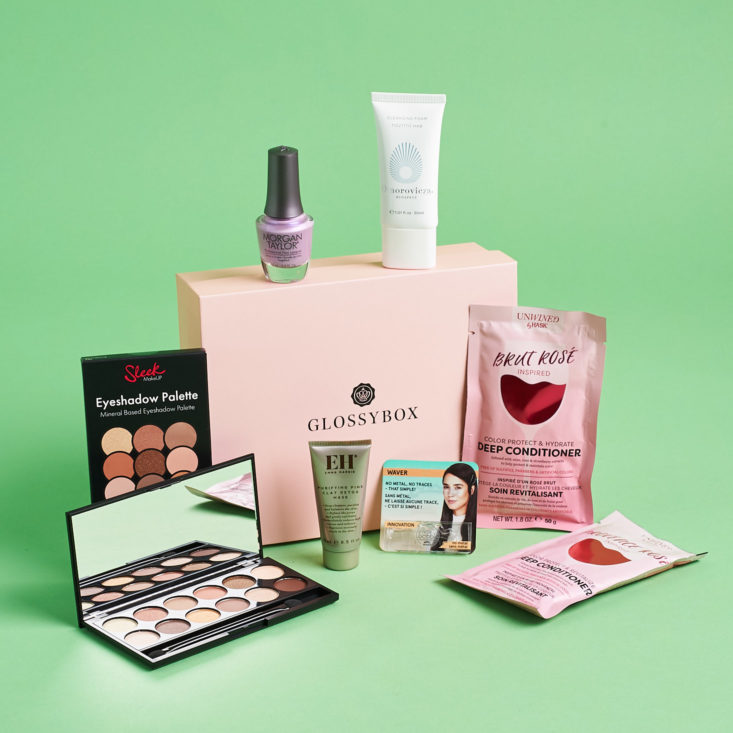 Glossybox June 2019 beauty subscription box review all contents
