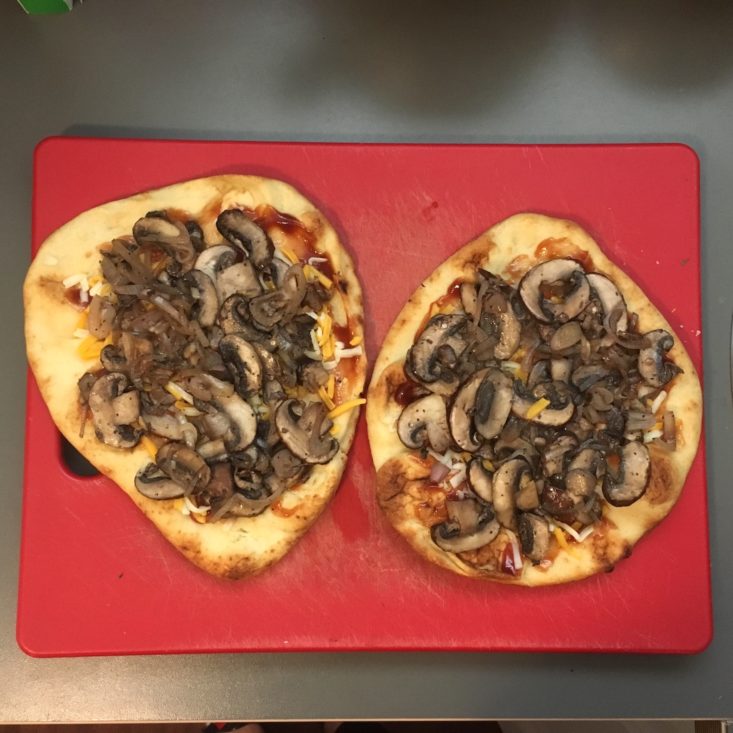 Home Chef Subscription Box Review June 2019 - FLATBREAD ASSEMBLY