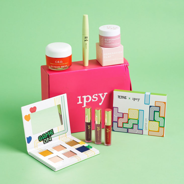 Ipsy Glam Bag Plus June 2019 -beauty subscription box review all contents