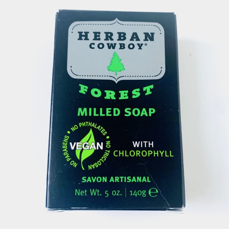 Lucky Vitamin Man June 2019 - Herban Cowboy Vegan Milled Soap in Forest Front