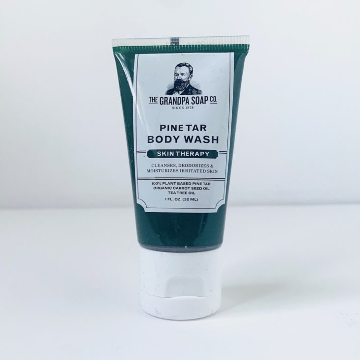 Lucky Vitamin Man June 2019 - The Grandpa Soap Co. Pinetar Body Wash Front