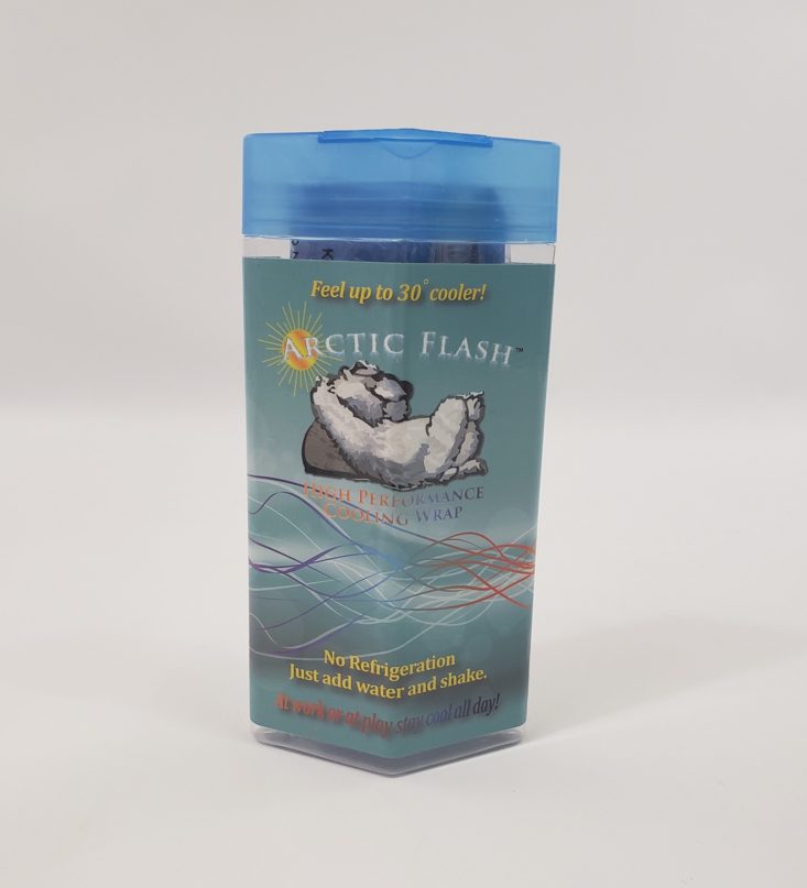 MINI MYSTERY BOX BY JAMMINBUTTER May 2019 – Arctic Flash Cooling Wrap 1 Front