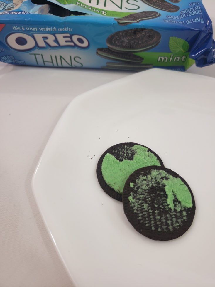 Monthly Box of Food and Snacks June 2019 - Oreo Thins Mint Flavored 4