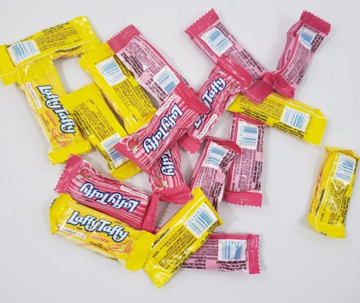 Monthly Box of Food and Snacks June 2019 - Strawberry & Banana Laffy Taffy Snack Size 1