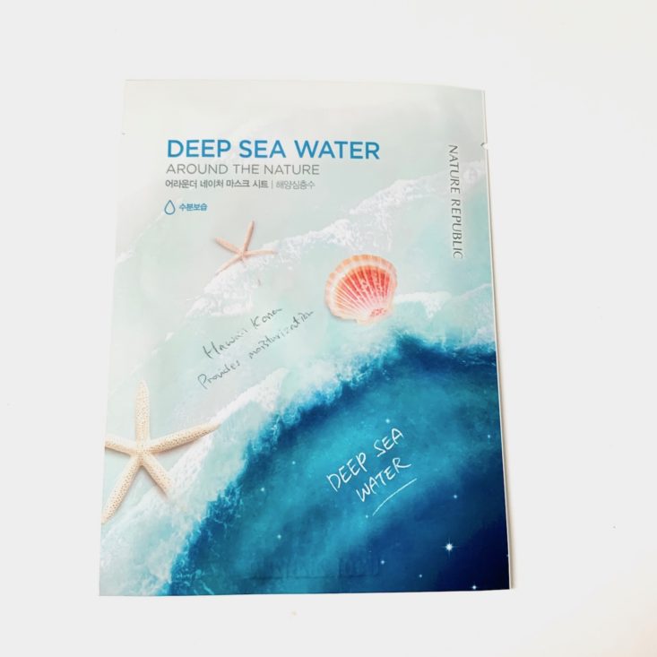 PinkSeoul Mask May 2019 - Nature Republic Around The Nature Mask In Deep Sea Water Top