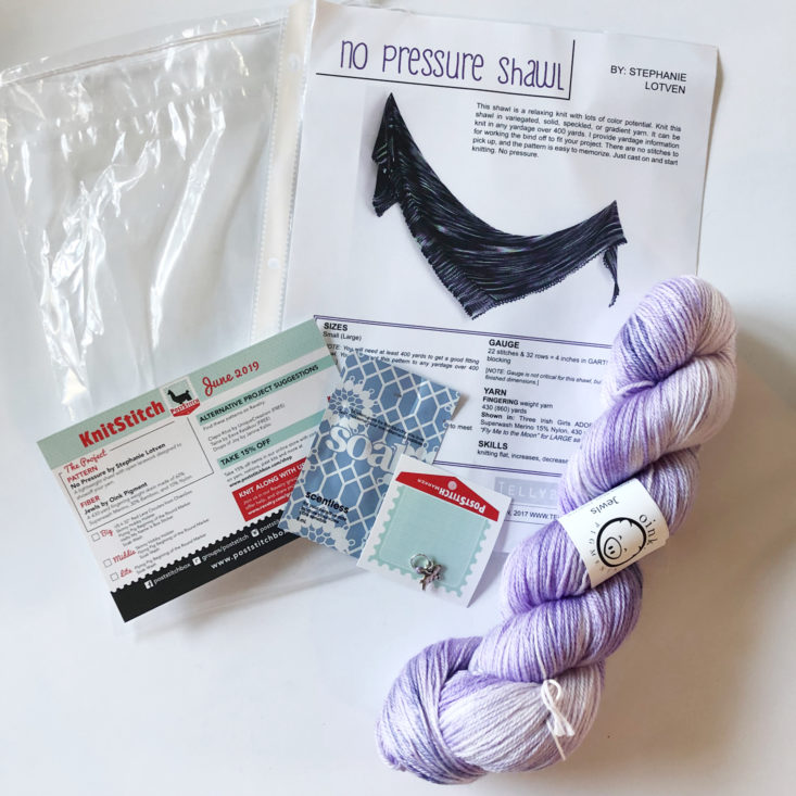 PostStitch Yarn Subscription Box Review June 2019 - All Items Top