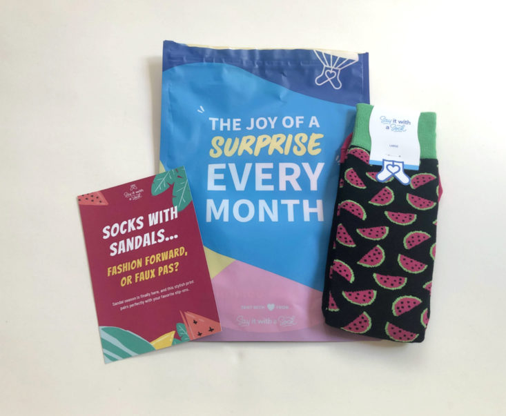 Say It With A Sock Women’s May 2019 - All the goodies Top