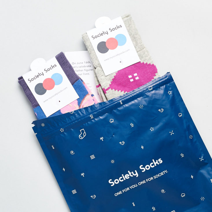 Society Socks May 2019 review unboxing