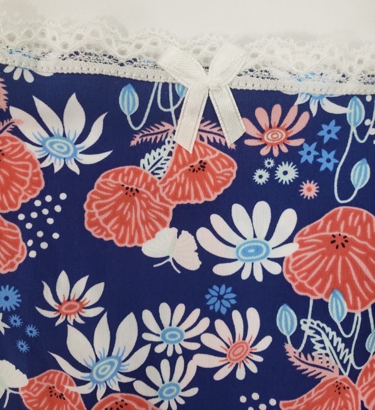Splendies July 2019 - Blue Floral Thong 3