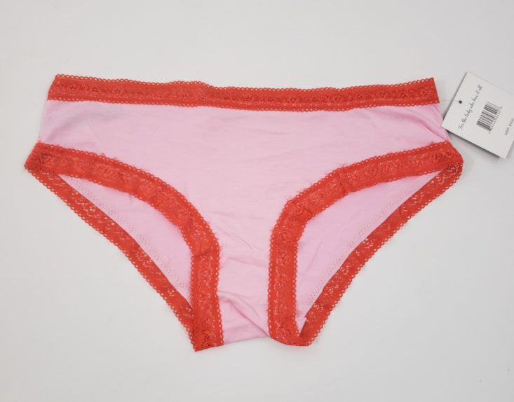Splendies July 2019 - Pink & Red Hipster Panty 1