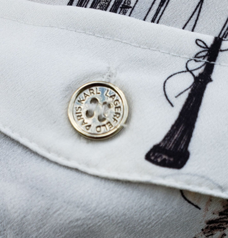 Stitch Fix Plus Size Clothing Box Review May 2019 – Emelia Button Down Blouse by Karl Lagerfeld Paris 5 Pocket