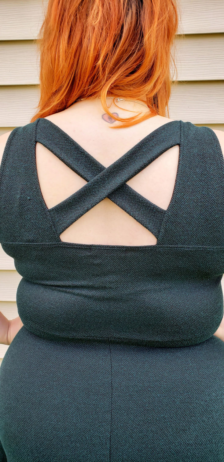 Stitch Fix Plus Size Clothing Box Review May 2019 – Micah Crisscross Back Dress by Gilli 4 Back Closer