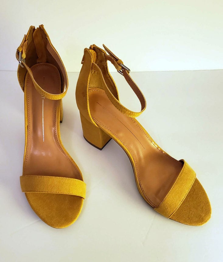 Stitch Fix Plus Size Clothing Box Review May 2019 – Polly Ankle Strap Block Heels by Report Footwear 2 Top
