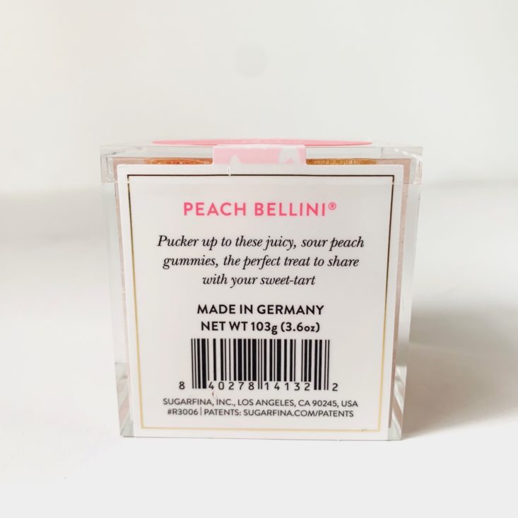Sugarfina June 2019 - Peach Bellini 2
