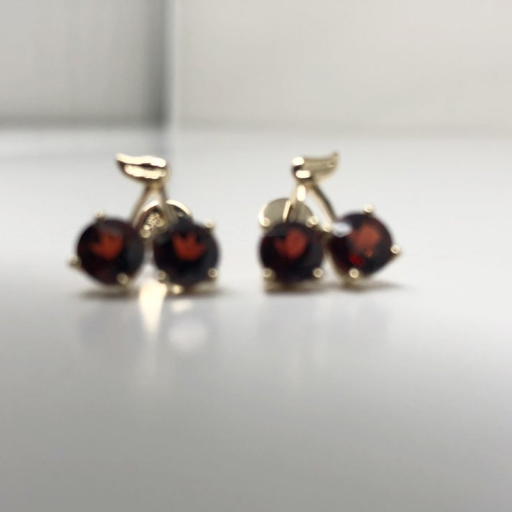 Switch Designer Jewelry Rental Subscription Review May 2019 - Do Not Disturb Bodrum Cherry Earrings Front
