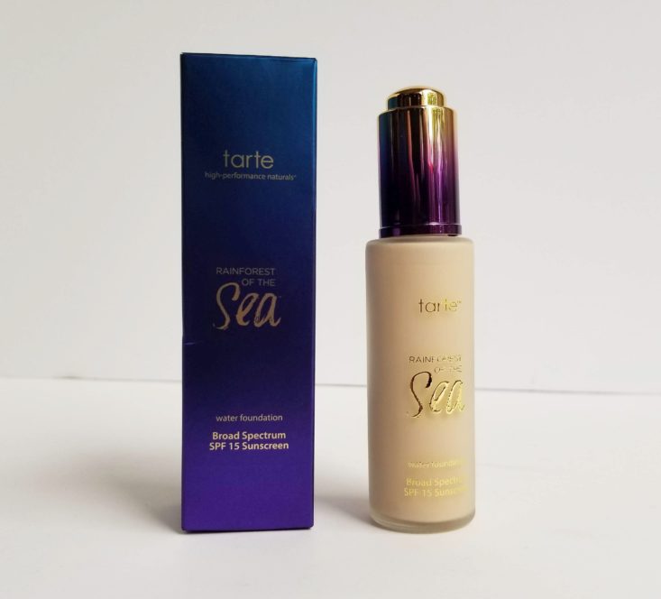 Tarte Create Your Own Kit June 2019 water foundation