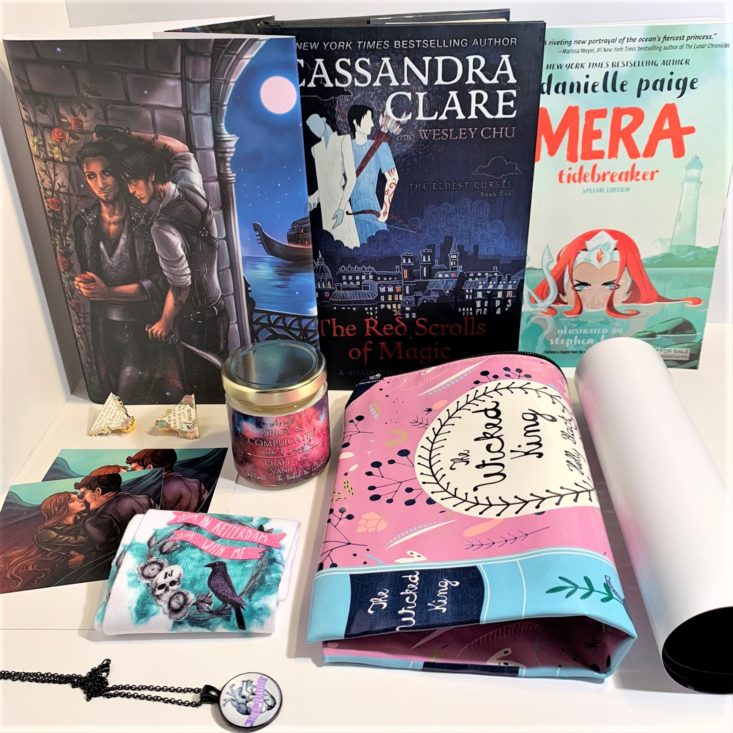The Bookish Box “I Ship It” April 2019 - All Contents Front