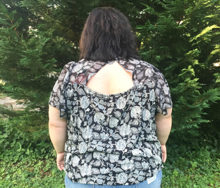 Wantable Style Edit May 2019 - Printed Woven Mix Top by Lucky Brand 2