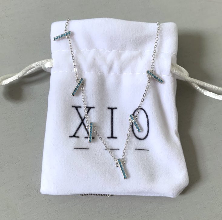 Xio Bag June 2019 - Teal Me More Necklace 2