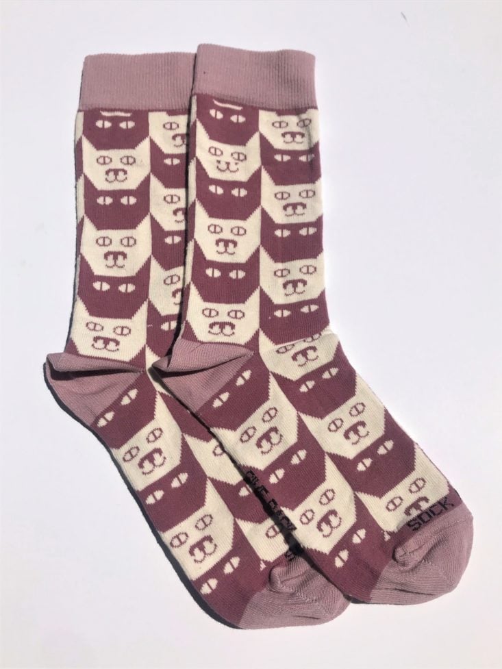 sock panda women June 2019 - dog socks laid out Top