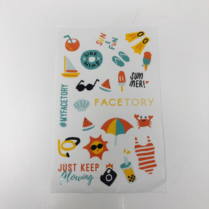 5 Facetory 4 Ever Fresh June 2019 - Stickers