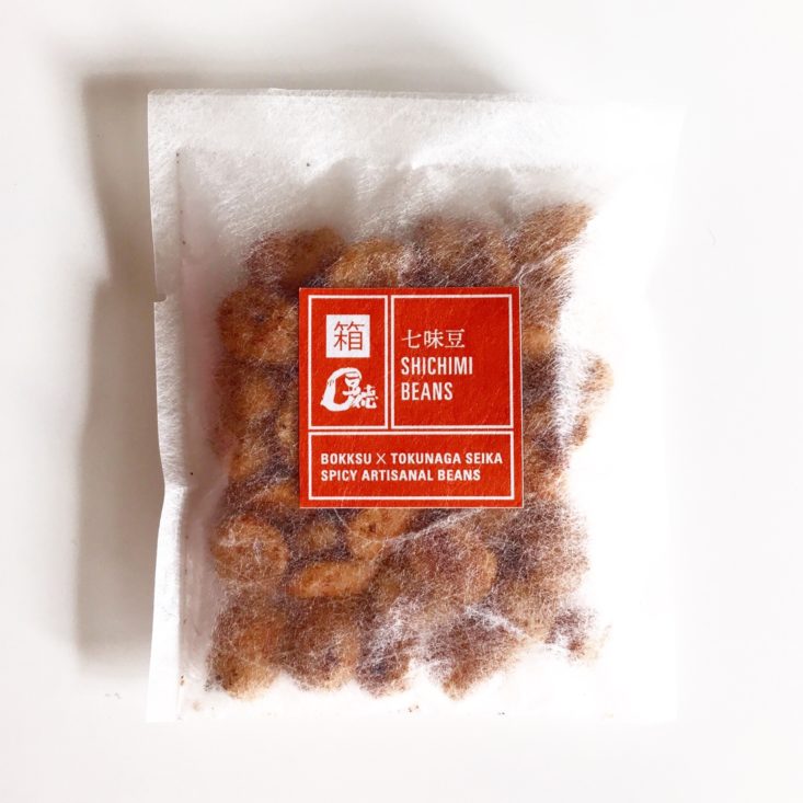 Bokksu June 2019 - Shichimi Seven Flavor Beans Bag Top