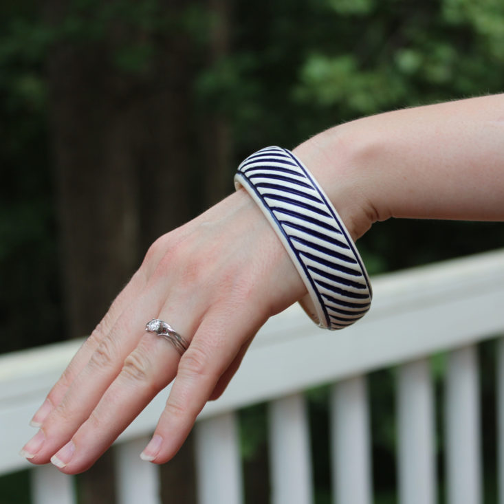 CHC Vintage Outfit June 2019 - Striped Bangle