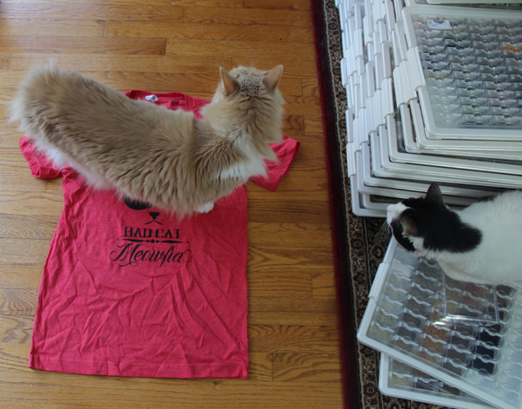 Cat Lady Box July 2019 - Bad Cat Meowfia Shirt 3