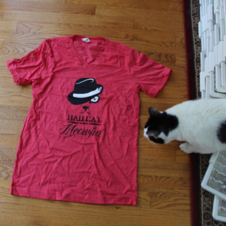 Cat Lady Box July 2019 - Bad Cat Meowfia Shirt 4
