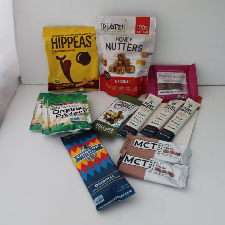 Fit Snack Box July 2019 - All Content Top