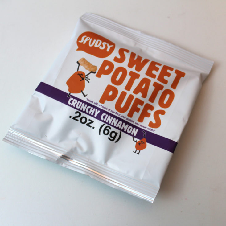 Fit Snack Box June 2019 - Spudsy Sweet Potato Puffs in Crunchy Cinnamon Top